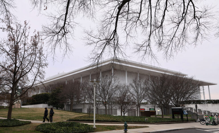 The Kennedy Center, to be renamed The Trump-Kennedy Center, in Washington