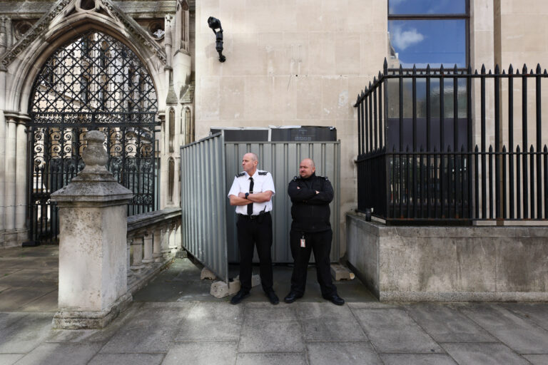 New Banksy Mural on the Royal Courts of Justice